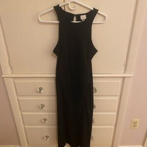 A New Day Black Tank Midi Dress